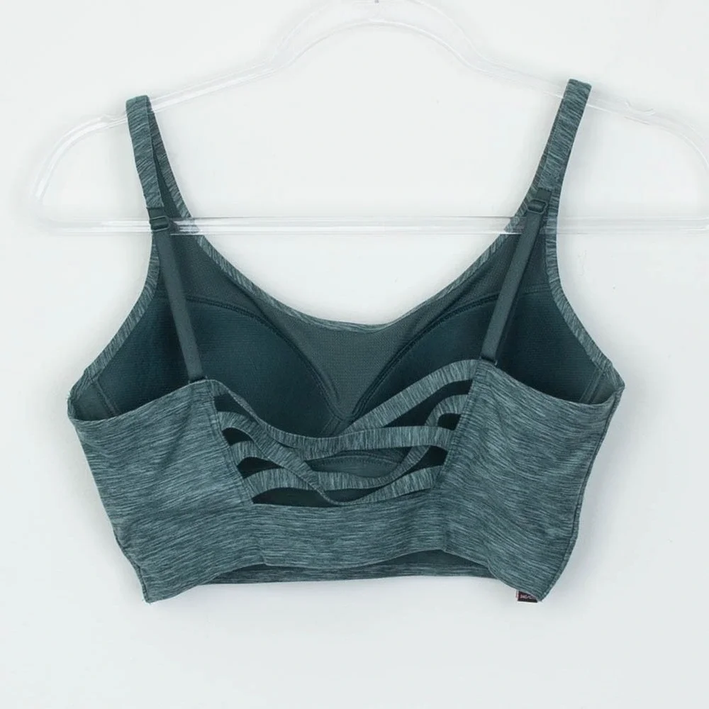 Victorias Secret Womens Lightweight Allegro Medium Support Sports Bra‎ 34C Green